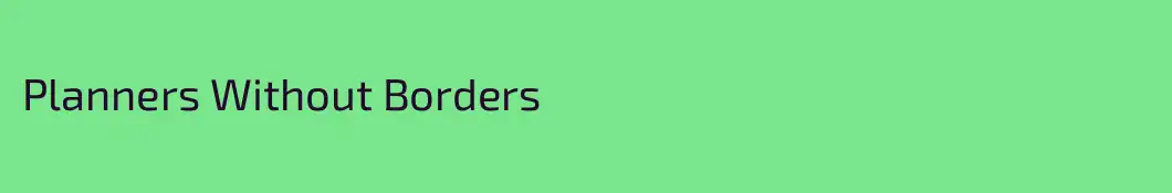 Planners Without Borders